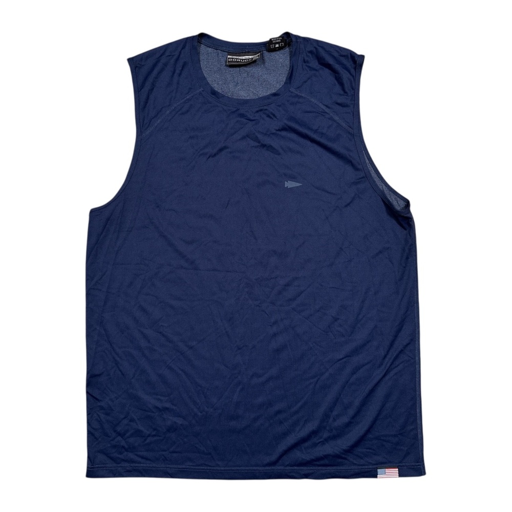 GoRuck American Training Tank Tanktop Navy Performance Sleeveless Shirt Mens 2XL